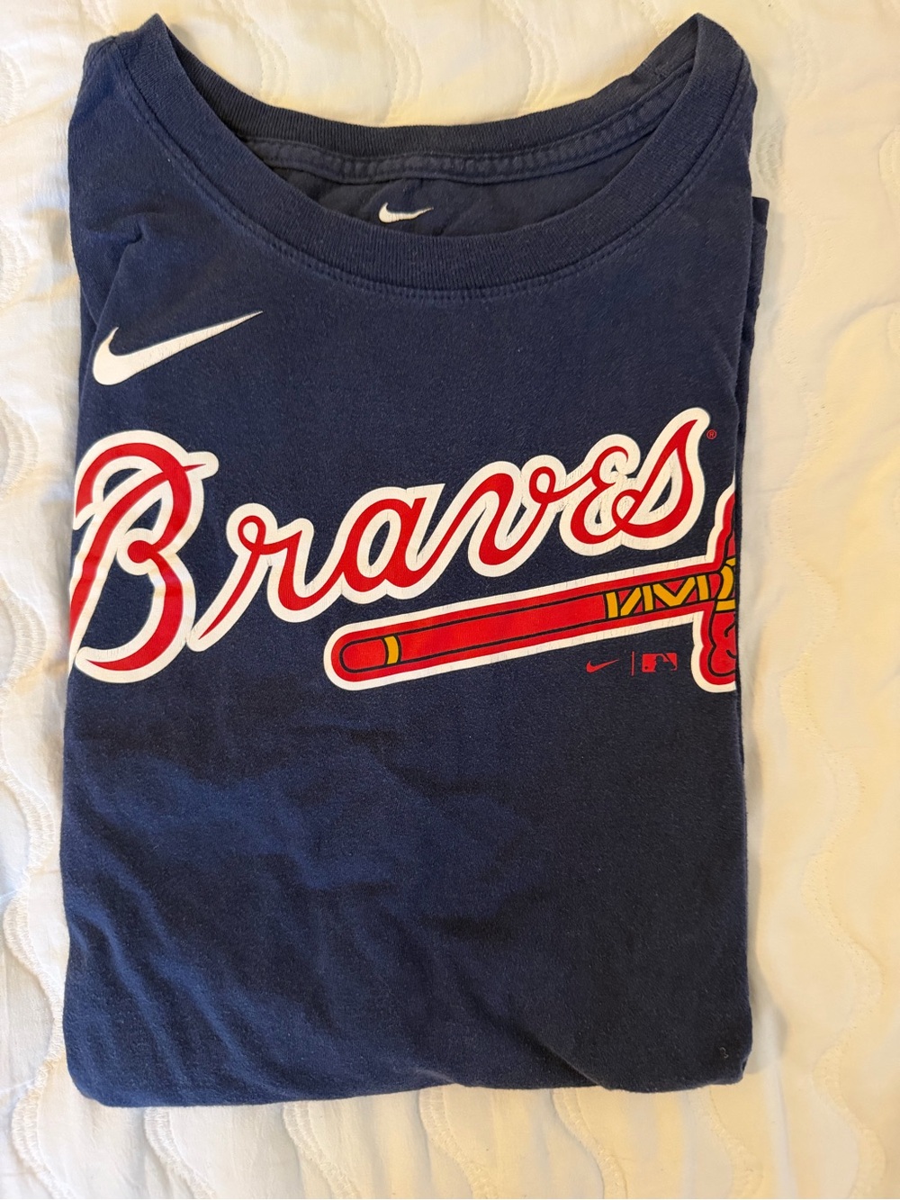Nike Atlanta Braves Navy Graphic Tee